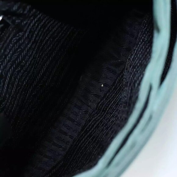 PRADA Shoulder Bag Nylon Green Auth - Picture 12 of 15